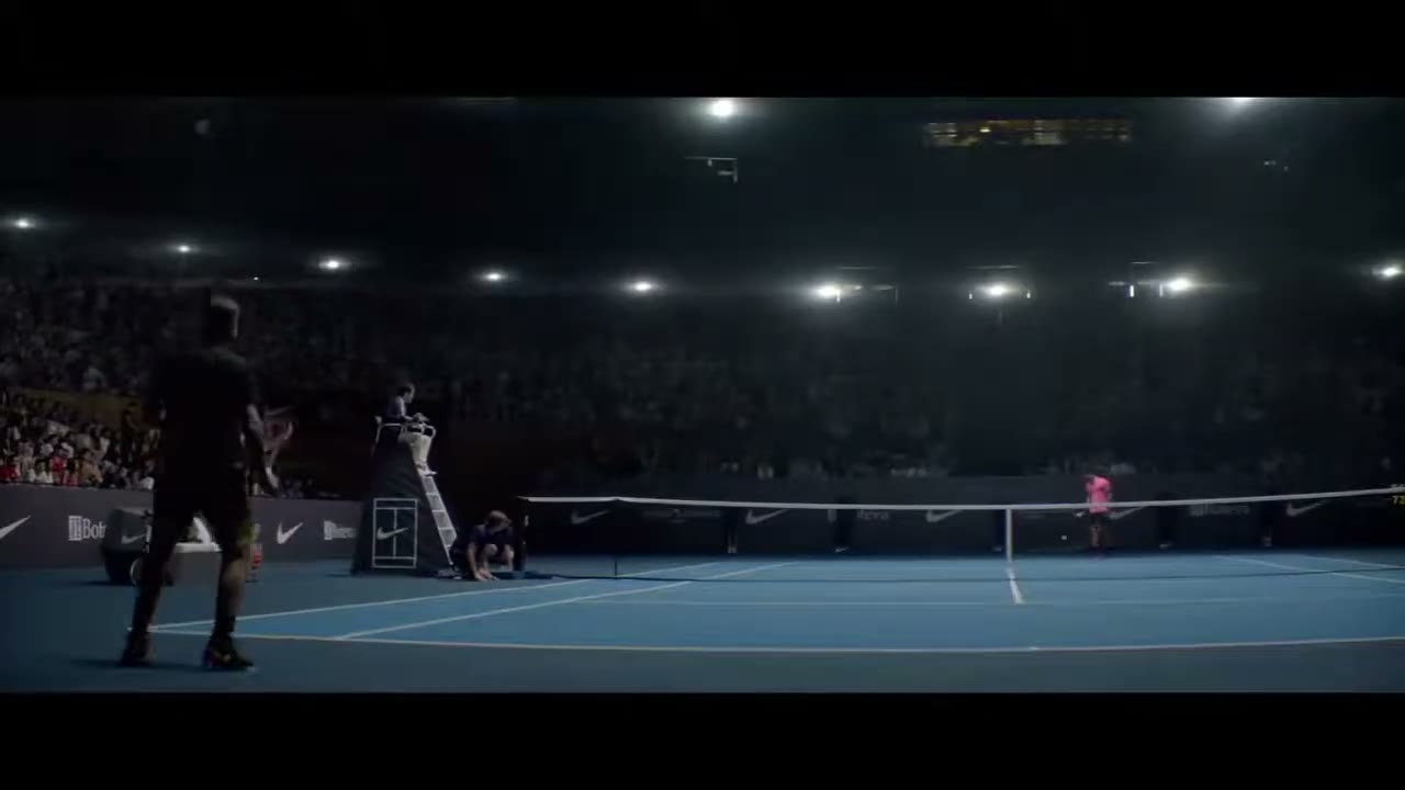 Project still from the Angelper archive: Nike — The Roger Effect